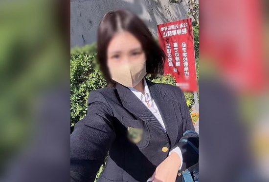 [FC2-PPV-4879978] First Local Amateur G-Cup Schoolgirl Uniform Masturbation Video.