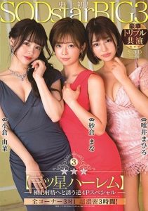 [STARS-307] Galaxy-Class Big-3 Pornstar Harem The Foursome Special That Beckons You To The Ultimate Ejaculation Pleasures