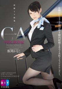 [DIY-038] More Pleasure Than Pregnancy… Cabin Attendant Kanako Iioka, who is Addicted to Nakadashi and Wants to Ejaculate Inside the Vagina on a Dangerous Day