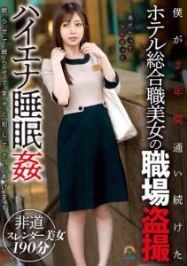 [SORA-422] Voyeur At a hotel Workplace Of A Beautiful Woman That I’ve Been Attending For 2 Years Hyena Sleep Rape