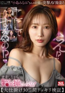 [SSIS-894] Sneak Attack AV Shooting on the Daily Life of Sexy Actress “Minami Kojima”! [30-Day Elaborate Prank Investigation]