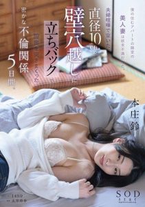 [START-085] (English subbed) After a couple’s fight, she opened a 10cm diameter hole in the wall, and for five days, we secretly had doggy-style sex through it. Honjou Suzu